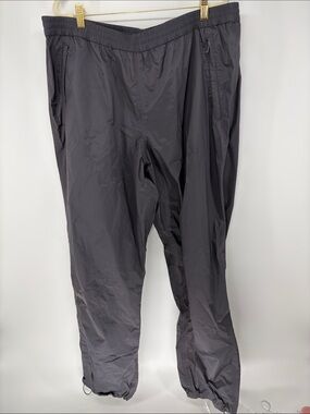 Marmot Lightweight Men's PreCip Rain Pants in Dark Gray XXL Leg Zipper